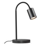 Nordlux Explore Tischlampe Metall und Ceramic Schwarz | Geeignet für GU10