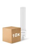 Mehrfachpackung 10x Noxion Lucent PL-S LED 4.3W 540lm - 830 Warmweiß | Ersatz Für 9W