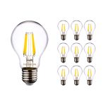 Mehrfachpackung 10x Noxion Lucent LED E27 Birne Fadenlampe Klar 7W 806lm - 822-827 Dim To Warm | Dimmbar - Ersatz Für 60W