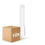 Mehrfachpackung 10x Ledvance Dulux-L LED 8W - 840 Kaltweiß | Ersatz Für 18W