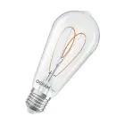 Osram Vintage 1906 LED E27 Edison Fadenlampe Klar 7.2W 806lm - 927 Extra Warmweiß | Höchste Farbwiedergabe - Dimmbar - Ersatz Für 60W