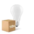 Mehrfachpackung 10x Ledvance Classic LED E27 Birne Fadenlampe Matt 17W 2452lm - 840 Kaltweiß | Ersatz Für 150W